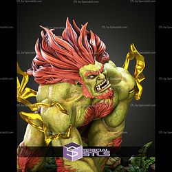 Blanka Angry Crawl Pose 204mm STL Files