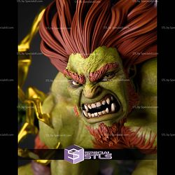 Blanka Angry Crawl Pose 204mm STL Files