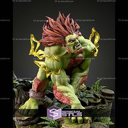 Blanka Angry Crawl Pose 204mm STL Files
