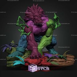 Blanka Angry Crawl Pose 204mm STL Files