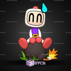 Bomberman 150mm STL Files