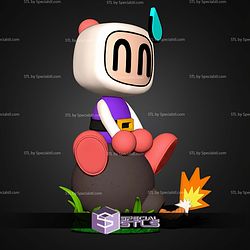 Bomberman 150mm STL Files