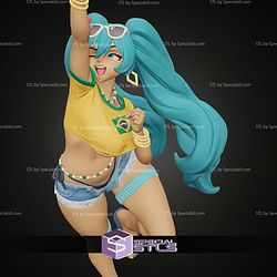 Brazilian Miku Cheer STL Files