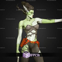 Bride Of Frankenstein Pointing Gun STL Files