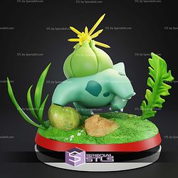 Bulbasaur 001 Diorama STL Files