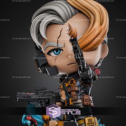 Cable With Gun Chibi STL Files