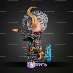 Cable With Gun Chibi STL Files