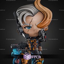 Cable With Gun Chibi STL Files