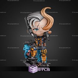 Cable With Gun Chibi STL Files