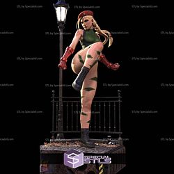 Cammy Street Fighter Street Light STL Files