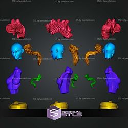 Campbell Storm Bust STL Files