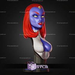 Campbell Mystique Bust STL Files