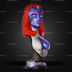 Campbell Mystique Bust STL Files