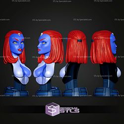 Campbell Mystique Bust STL Files