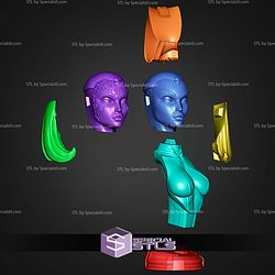 Campbell Mystique Bust STL Files