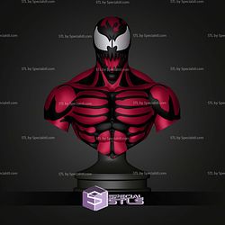 Carnage Animated Bust 3D Print Files