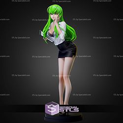 CC Office Lady 239mm STL Files