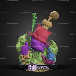 Chibi Moogle King Mog XII 86mm STL Files
