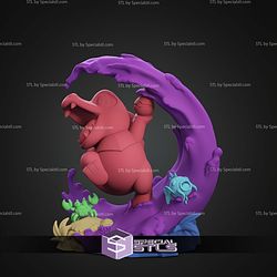 Chibi Totodile Pokemon 70mm STL Files