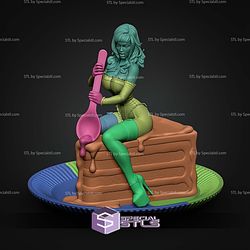 Chocolate Pin Up Lady 1 10 STL Files