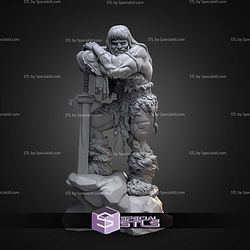 Conan Barbarian Rock Base 1 10 STL Files