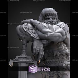 Conan Barbarian Rock Base 75mm STL Files