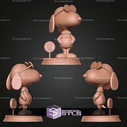 Cool Snoopy Dog STL Files