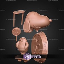 Cool Snoopy Dog STL Files