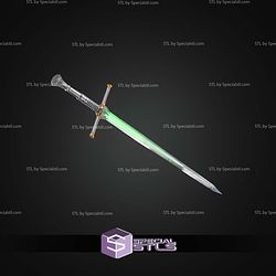 Cosplay STL Files Bartok Medieval Luke Skywalker Sword
