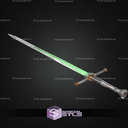 Cosplay STL Files Bartok Medieval Luke Skywalker Sword