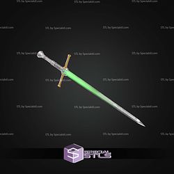 Cosplay STL Files Bartok Medieval Luke Skywalker Sword