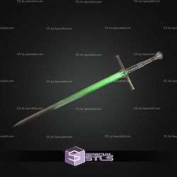Cosplay STL Files Bartok Medieval Luke Skywalker Sword