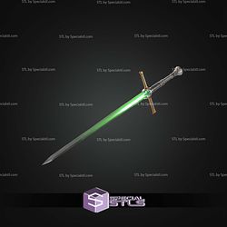 Cosplay STL Files Bartok Medieval Luke Skywalker Sword