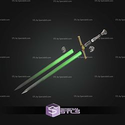 Cosplay STL Files Bartok Medieval Luke Skywalker Sword