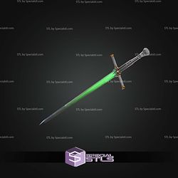 Cosplay STL Files Bartok Medieval Luke Skywalker Sword