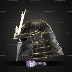Cosplay STL Files Samurai Mando Helmet