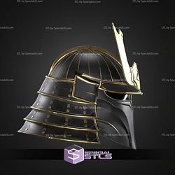 Cosplay STL Files Samurai Mando Helmet