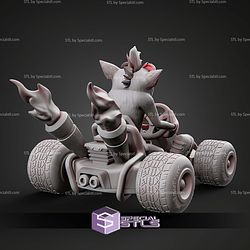 Crash Bandicoot Team Racing STL Files