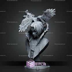 Dark Itachi Naruto Bust 124mm STL Files