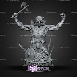 Dark Wolf Bust STL Files