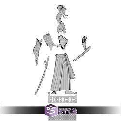 Demon Slayer Upper Moon Kokushibo STL Files