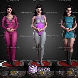 Deanna Troi Star Trek Next Generation STL Files