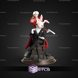 Devil May Cry Dante And White Rabbit STL Files