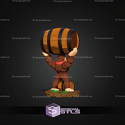 Donkey Kong Dynamic Pose STL Files