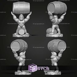 Donkey Kong Dynamic Pose STL Files