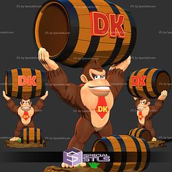 Donkey Kong Dynamic Pose STL Files