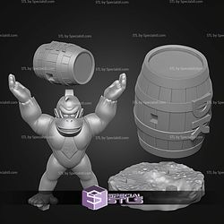 Donkey Kong Dynamic Pose STL Files