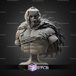 Doom Slayer Dark Ages Bust 106mm STL Files