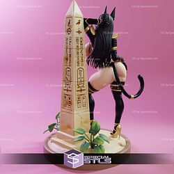 Egyptian Girl Anubis ALT STL Files