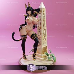 Egyptian Girl Anubis ALT STL Files
